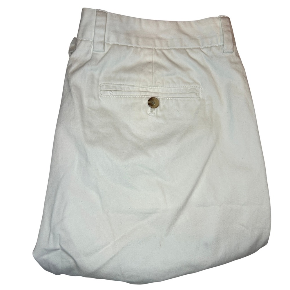 Vineyard‎ Vines Mens Chinos Pants White 35 x 30 Cotton Flat Front Classic Fit